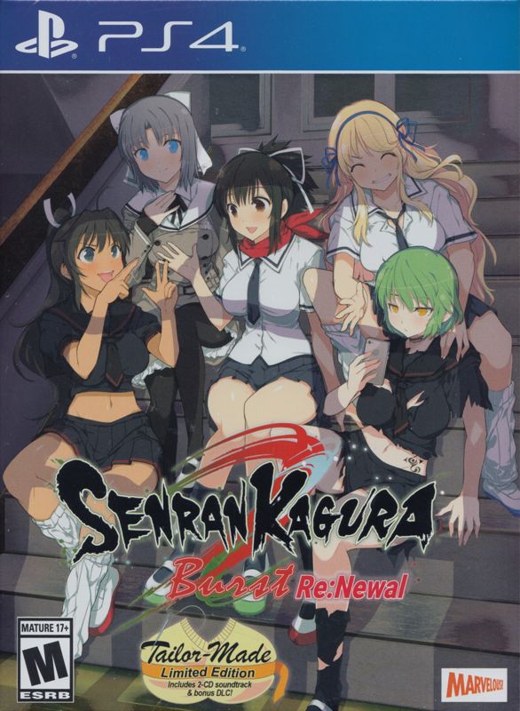 Other for Senran Kagura: Burst Re:Newal (At The Seams Limited Edition) (PlayStation 4): Box - Front