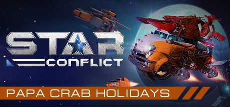 Front Cover for Star Conflict (Linux and Macintosh and Windows) (Steam release): Star Conflict: Papa Crab Holidays