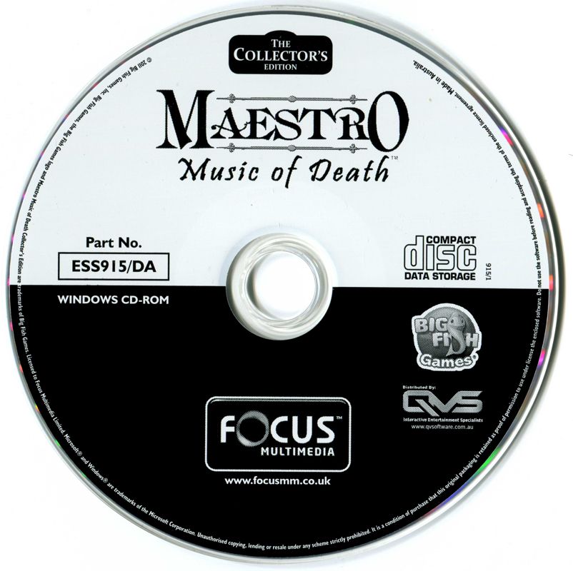 Media for Maestro: Music of Death (Windows)