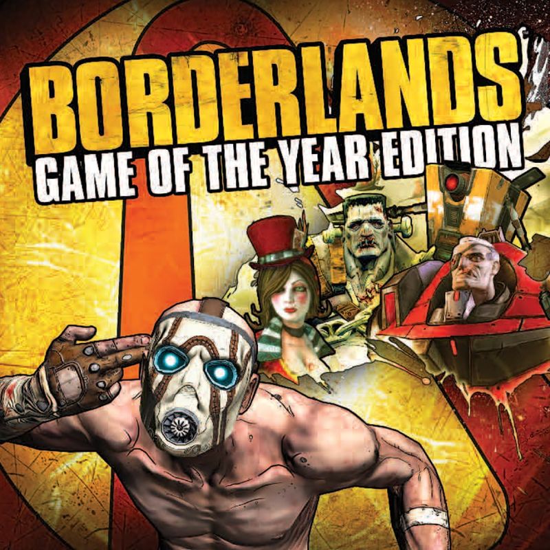 Front Cover for Borderlands: Game of the Year Edition (PlayStation 3) (download release)