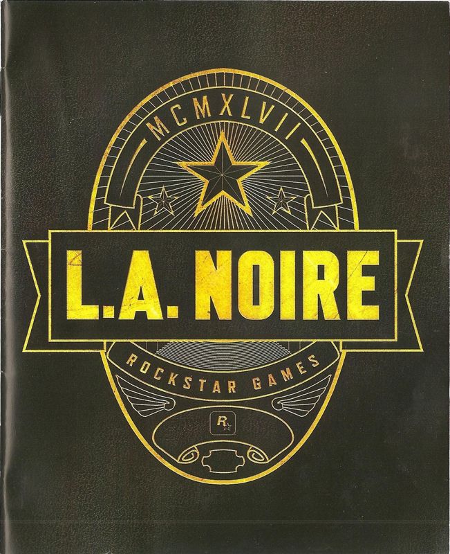 L.A. Noire cover or packaging material - MobyGames