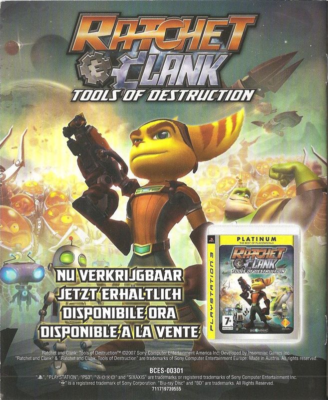 Ratchet & Clank Future Quest for Booty cover or packaging material MobyGames
