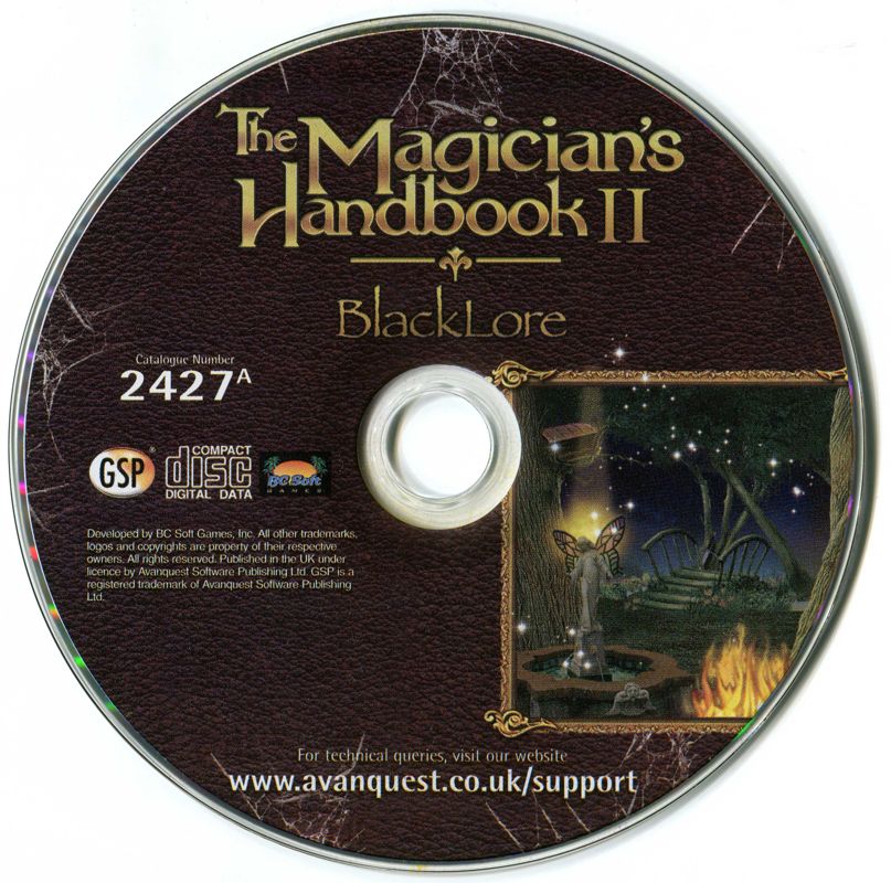 Media for The Magician's Handbook II: BlackLore (Windows)