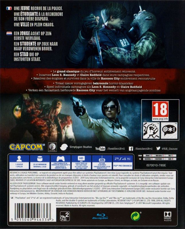 Resident Evil 2 - PlayStation 4 