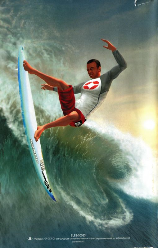 Manual for Sunny Garcia Surfing (PlayStation 2): Back