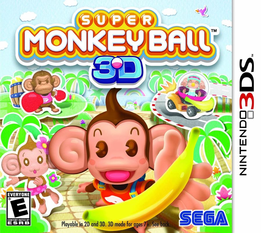 Front Cover for Super Monkey Ball 3D (Nintendo 3DS)