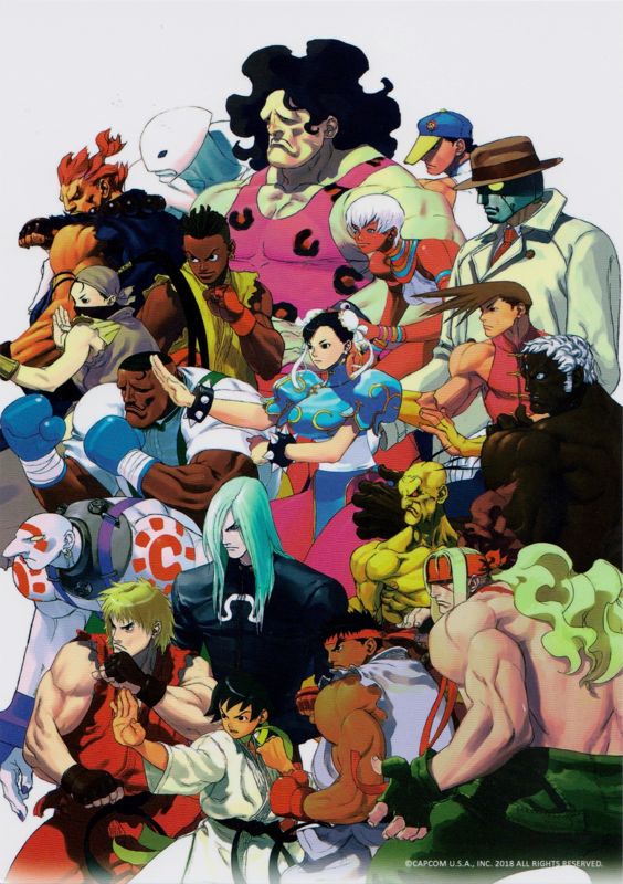 Extras for Street Fighter: 30th Anniversary Collection (Collector's Edition) (PlayStation 4): Lithograph 4