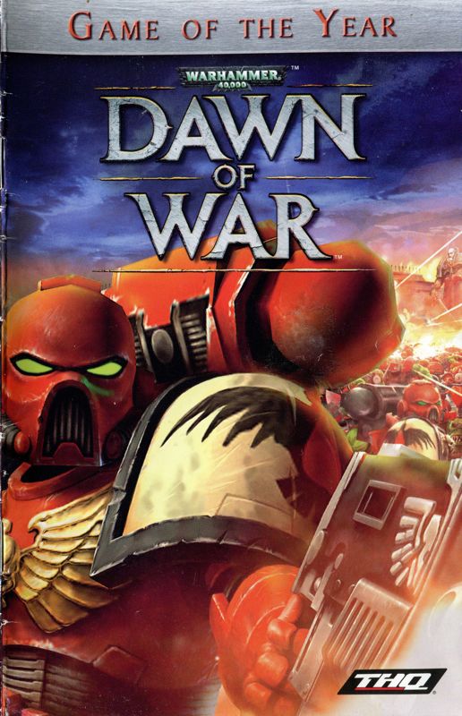Manual for Warhammer 40,000: Dawn of War - Game of the Year (Windows): Front
