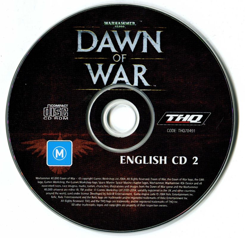 Media for Warhammer 40,000: Dawn of War - Game of the Year (Windows): Disc 2
