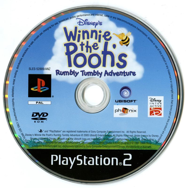 Media for Disney's Winnie the Pooh's Rumbly Tumbly Adventure (PlayStation 2)
