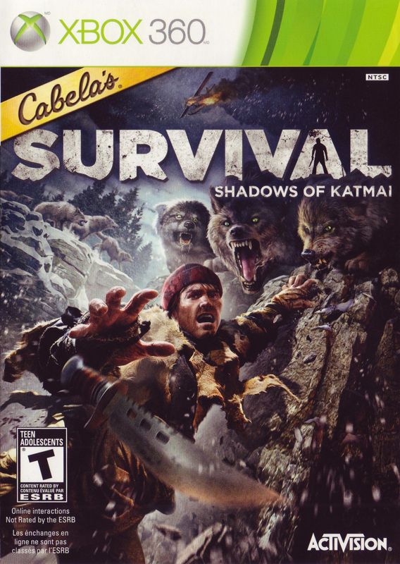 Front Cover for Cabela's Survival: Shadows of Katmai (Xbox 360)