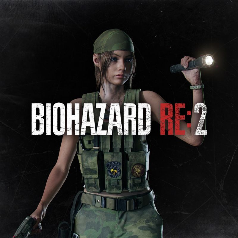 Front Cover for Resident Evil 2: Claire Costume - Military (PlayStation 4) (download release)