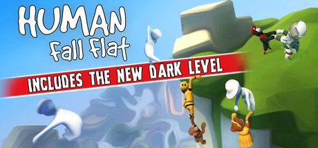 Front Cover for Human: Fall Flat (Linux and Macintosh and Windows) (Steam release): Includes The New Dark Level
