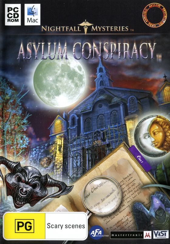 Front Cover for Nightfall Mysteries: Asylum Conspiracy (Windows)