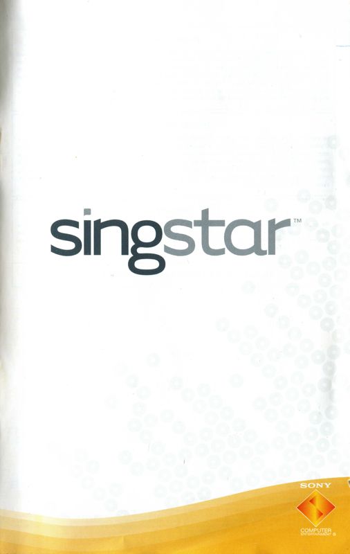 SingStar cover or packaging material - MobyGames