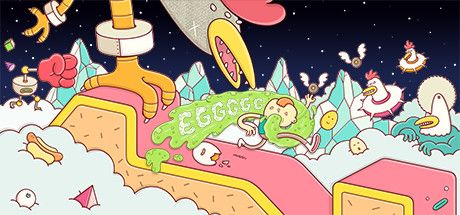 Front Cover for Eggggg: The Platform Puker (Linux and Macintosh and Windows) (Steam release)