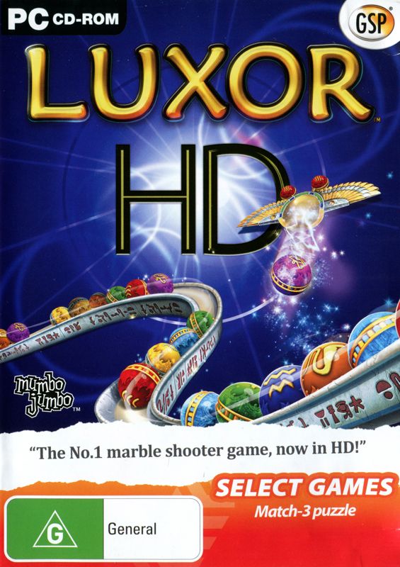 Front Cover for Luxor HD (Windows) (Select Games release)