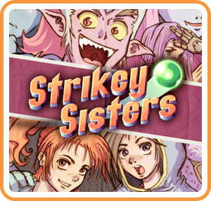 Front Cover for Strikey Sisters (Nintendo Switch) (download release): 1st version