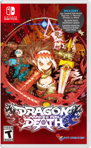 Front Cover for Dragon Marked for Death: Advanced Attackers (Nintendo Switch) (download release): 1st version