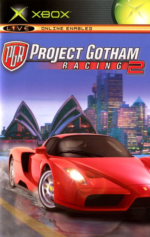 Manual for Project Gotham Racing 2 (Xbox) (Classics release): Front