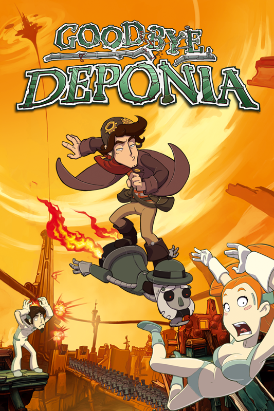 Front Cover for Goodbye Deponia (Xbox One) (download release)