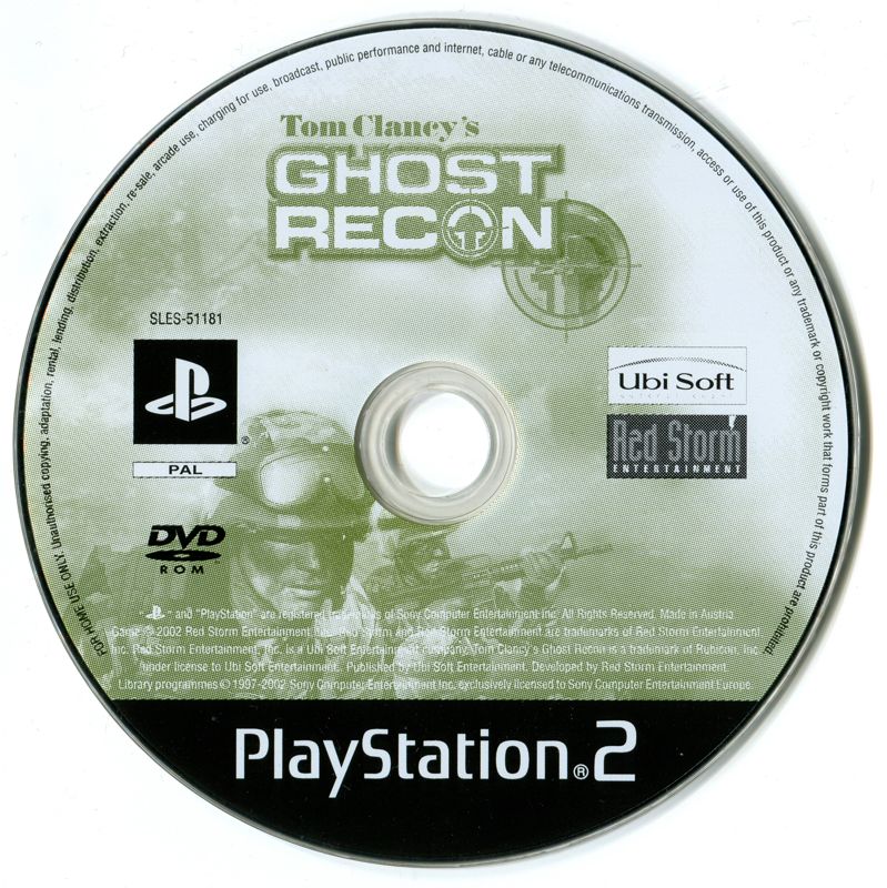 Media for Tom Clancy's Ghost Recon (PlayStation 2)