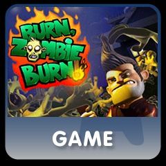 Burn, Zombie Burn! cover or packaging material - MobyGames