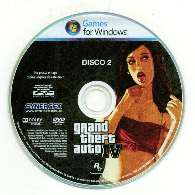 Media for Grand Theft Auto IV (Windows): Disc 2