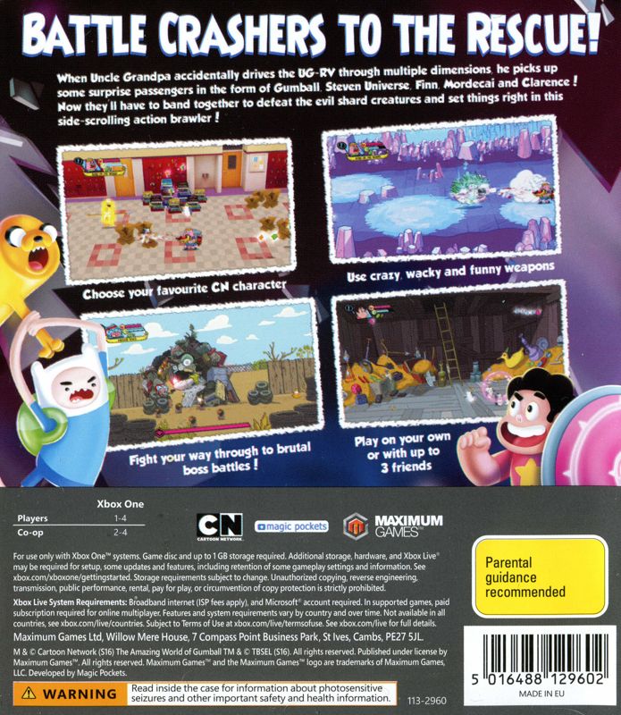 Cartoon Network: Battle Crashers cover or packaging material - MobyGames