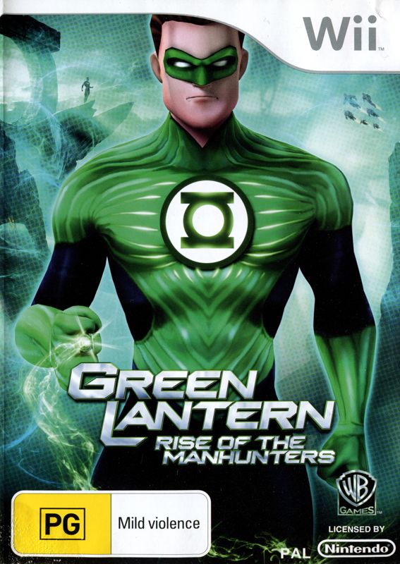 Front Cover for Green Lantern: Rise of the Manhunters (Wii)