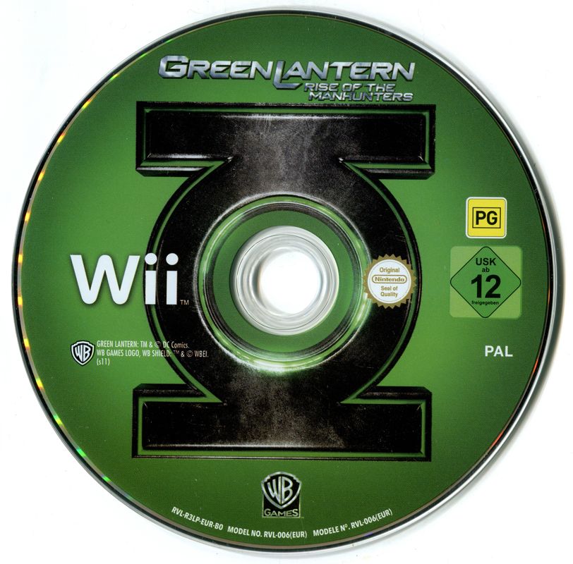 Media for Green Lantern: Rise of the Manhunters (Wii)