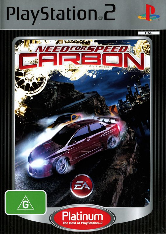 Front Cover for Need for Speed: Carbon (PlayStation 2) (Platinum release)