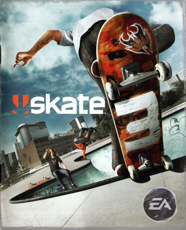 Manual for skate 3 (PlayStation 3): Front