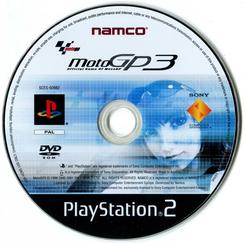 Media for MotoGP 3 (PlayStation 2)