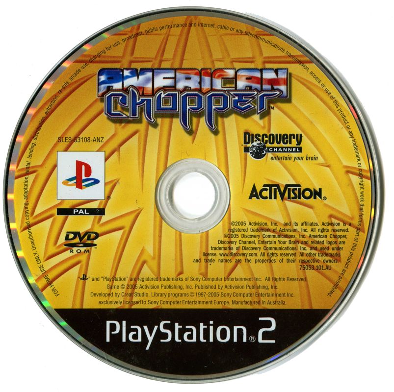 Media for American Chopper (PlayStation 2)