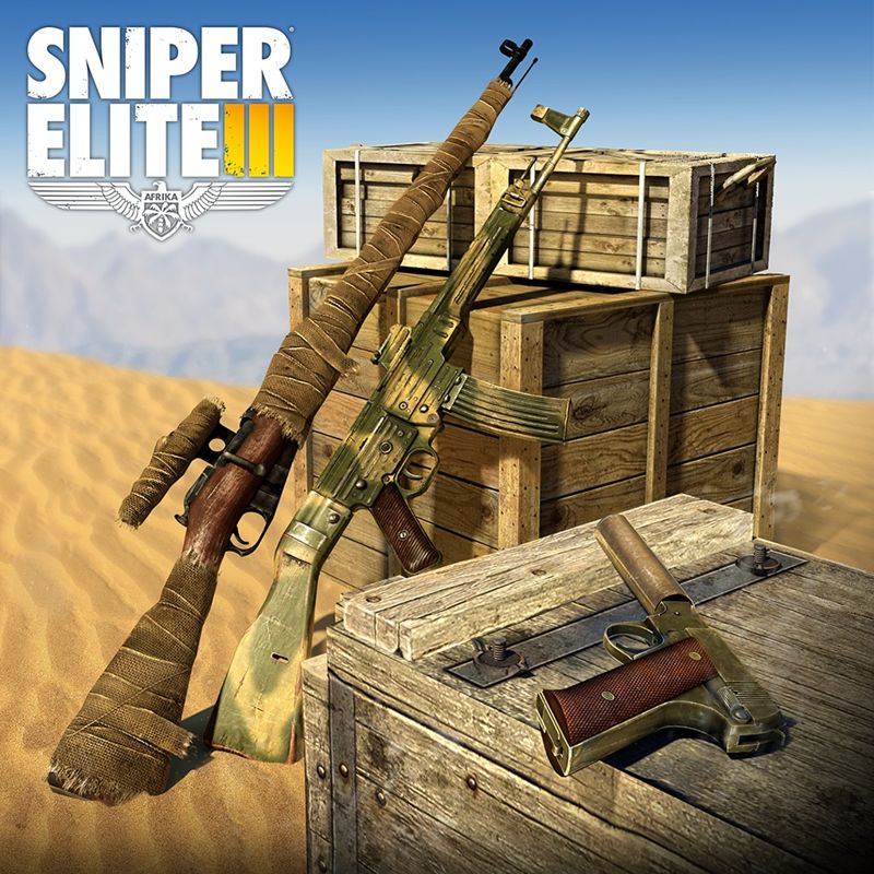 Front Cover for Sniper Elite III: Afrika - Camo Weapons (PlayStation 3 and PlayStation 4) (download release)