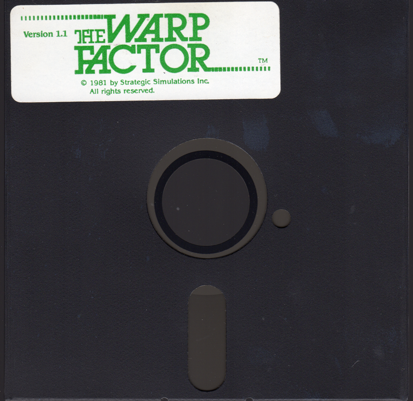 Media for The Warp Factor (Apple II) (Alternate Box)
