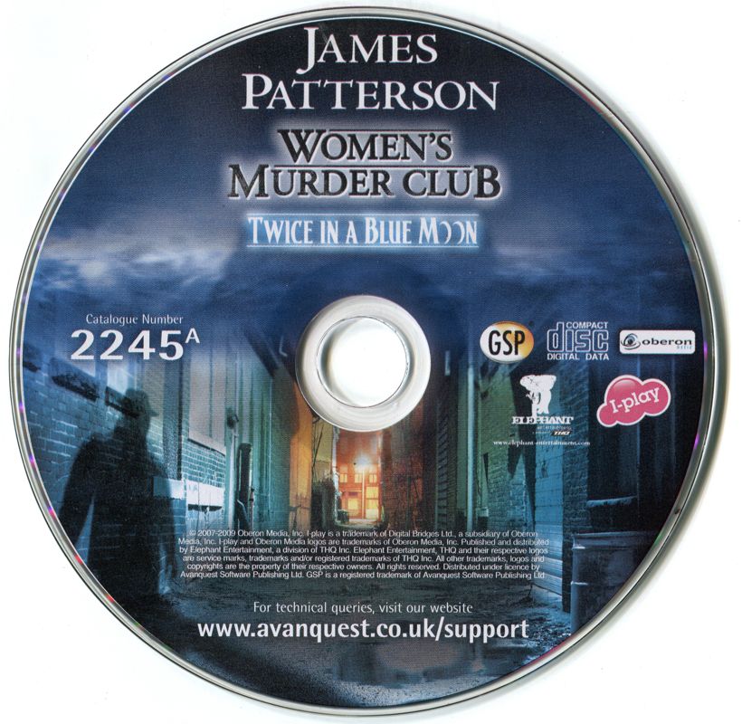 Media for James Patterson: Women's Murder Club - Twice in a Blue Moon (Windows)