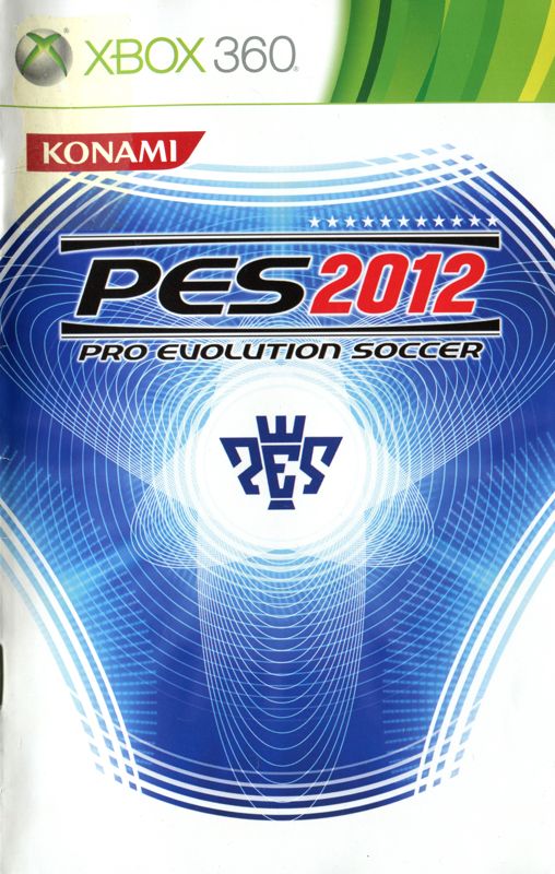 Manual for PES 2012: Pro Evolution Soccer (Xbox 360): Front