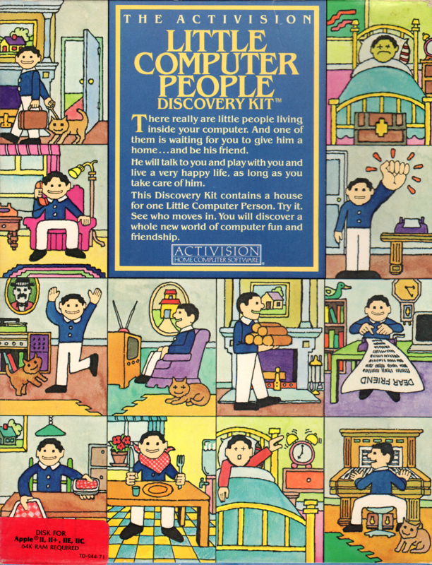 Front Cover for Little Computer People (Apple II)