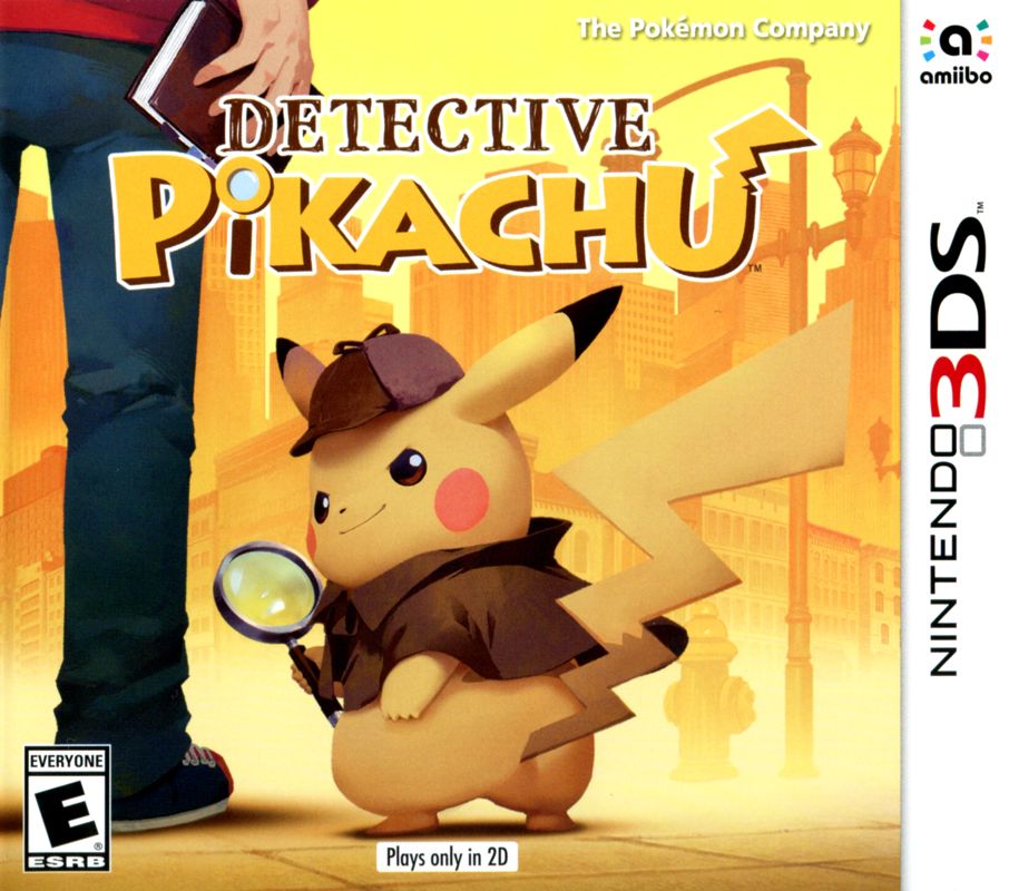 Front Cover for Detective Pikachu (Nintendo 3DS)