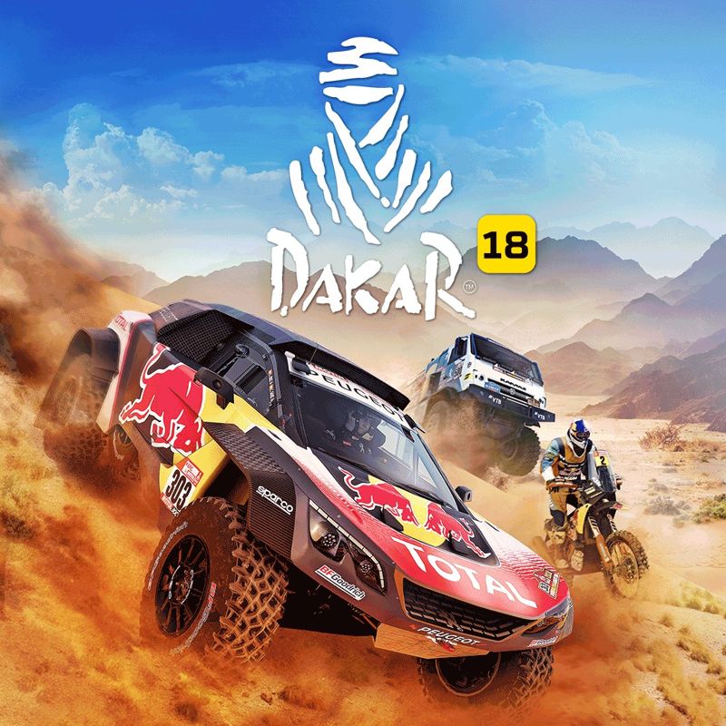 Front Cover for Dakar 18 (PlayStation 4) (download release)