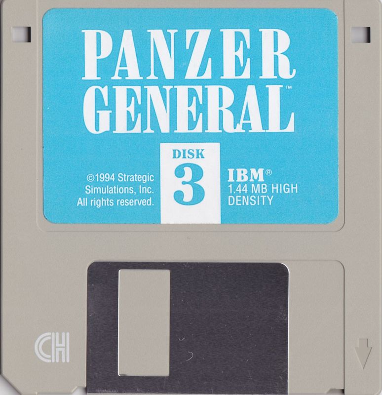 Media for Panzer General (DOS): Disk 3