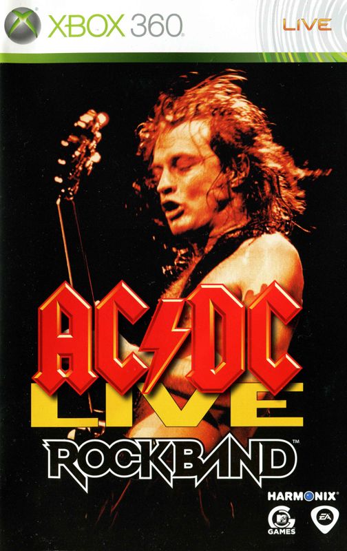 Manual for AC/DC Live: Rock Band - Track Pack (Xbox 360): Front