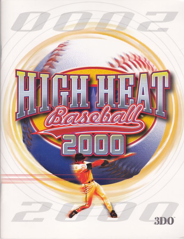 Manual for High Heat Baseball 2000 (Windows): Front