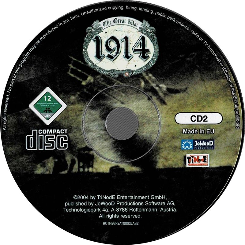 Media for 1914: The Great War (Windows) (Re-release): Disc 2