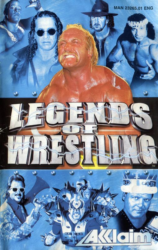 Manual for Legends of Wrestling (PlayStation 2): Front