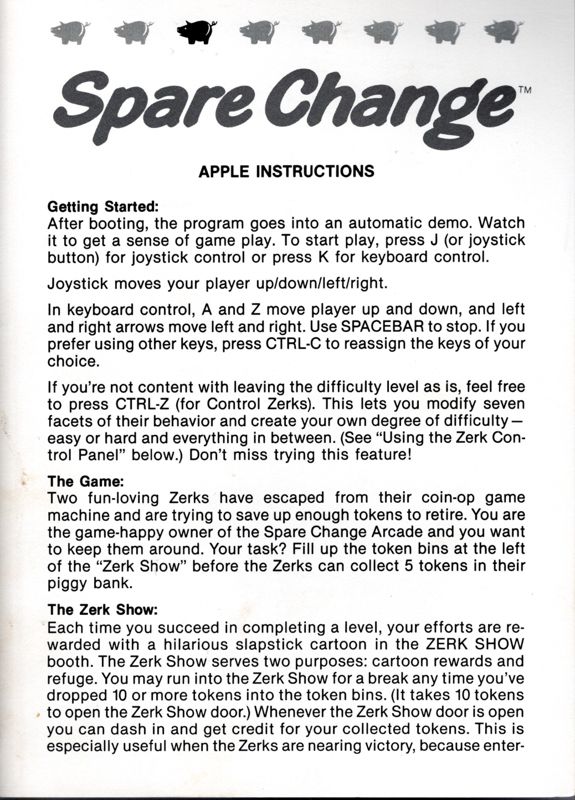 Spare Change cover or packaging material - MobyGames