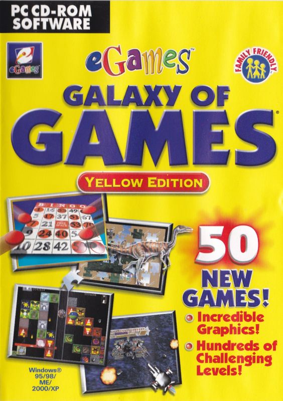 Front Cover for Galaxy of Games: Yellow Edition (Windows)