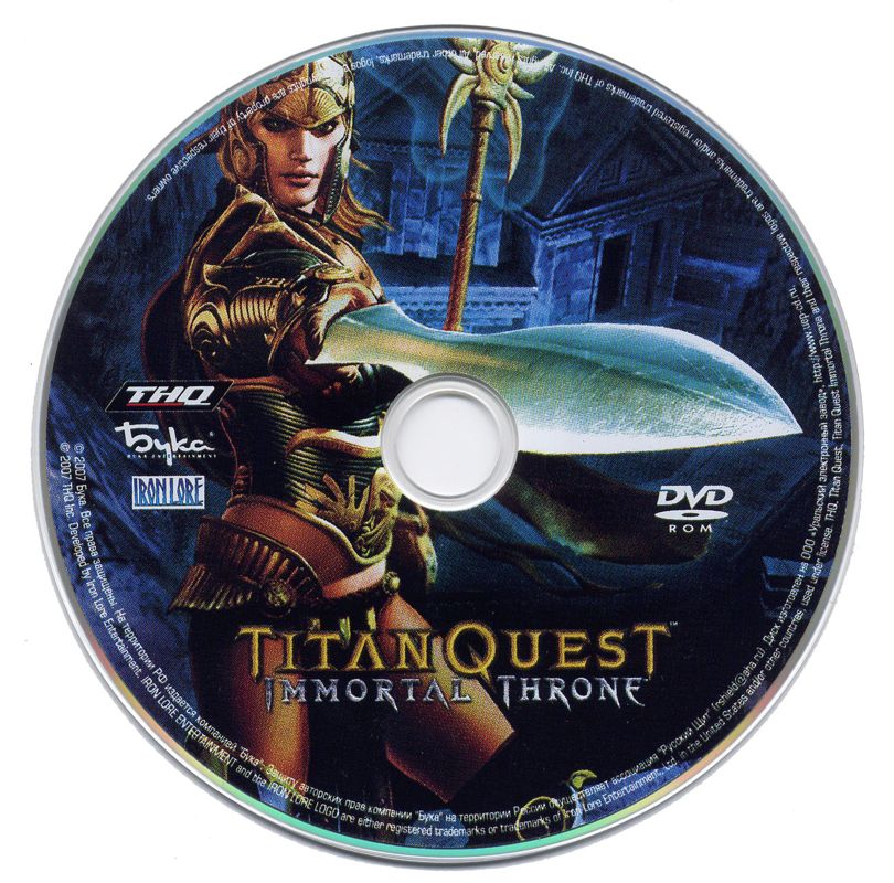 Media for Titan Quest: Gold Edition (Windows) (Localized version): Titan Quest: Immortal Throne Disc